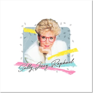 Sally Jessy Raphael / Vintage Faded Look 90s Style Fan Design Posters and Art